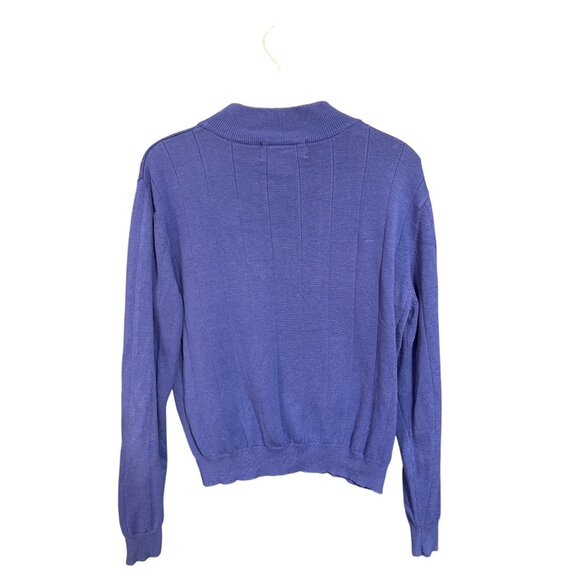 Vintage wool pant and sweater set purple blue - Picture 7 of 11